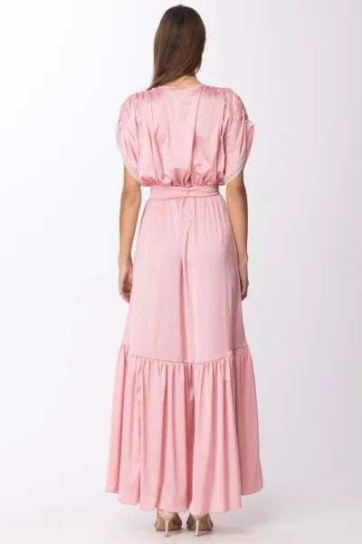 Abito lungo a kimono Eda SOFT ROSE