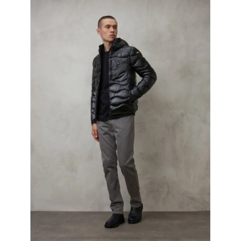 BLAUER piumino uomo ondina Wawe NERO