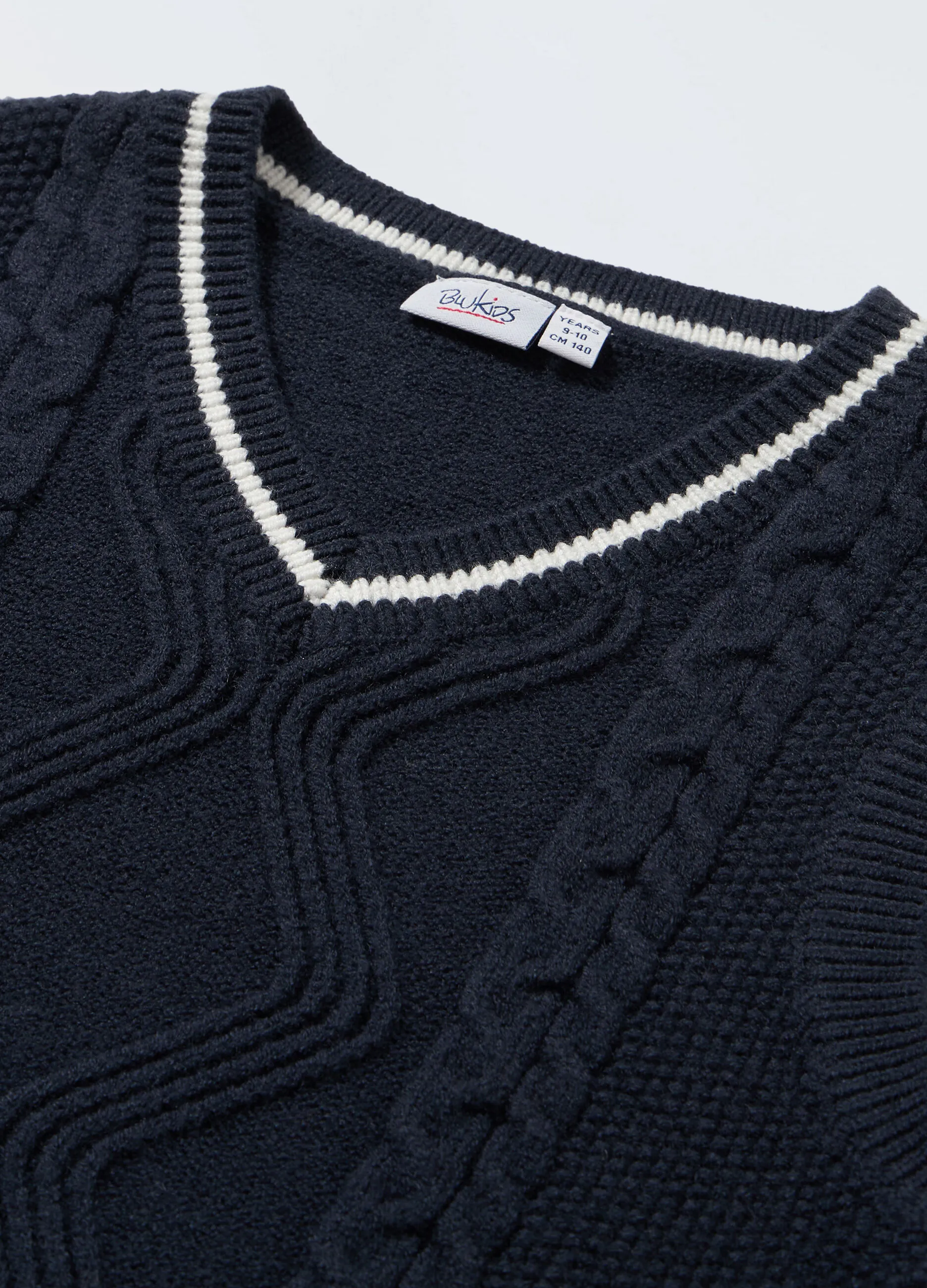BLUKIDS  Gilet tricot con scollo a V ragazza