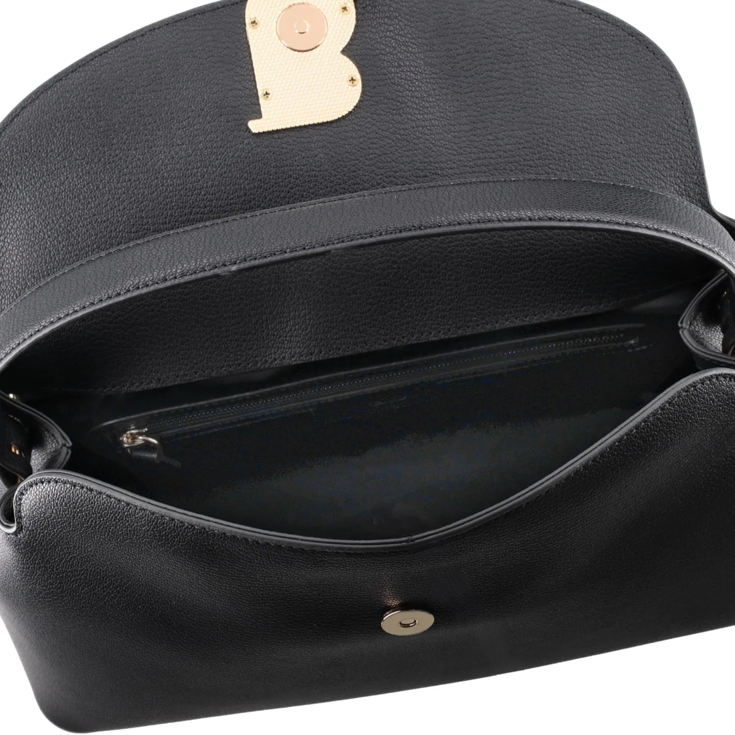    BORSA A MANO MEGEVE CON LOGO COLORE NERO  