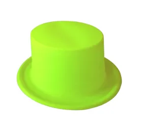 Classico cappello a cilindro giallo fosforo