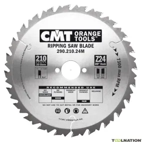 CMT 290.260.28M Lama per seghe longitudinali 260 x 30 x 28T