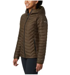 Giacca con cappuccio Powder Lite Columbia (verde oliva) Donna
