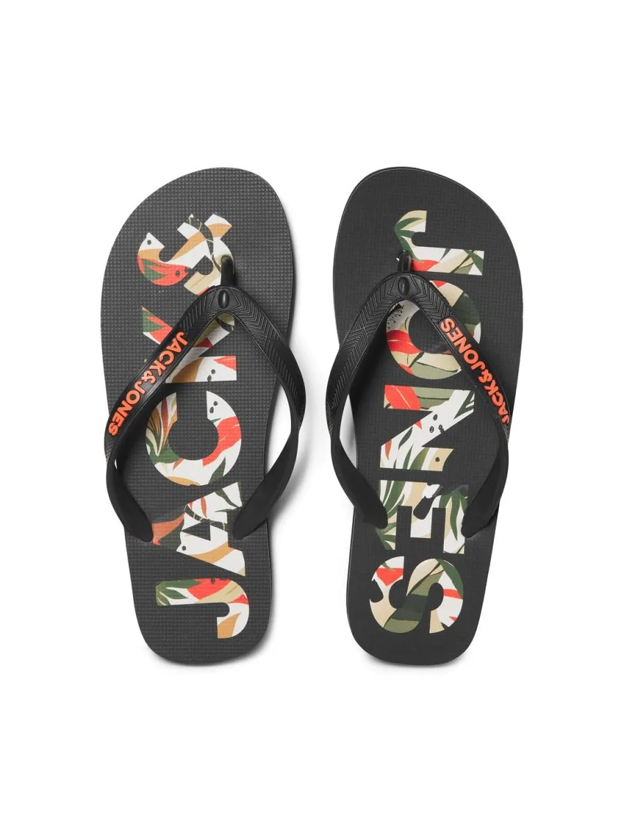 INFRADITO Ragazzo JACK&JONES 12236507 PALM PRINT ANTRACITE