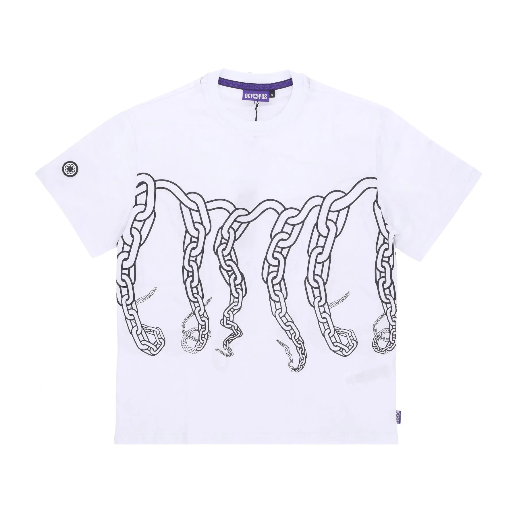 Maglietta Uomo Chain Tee White