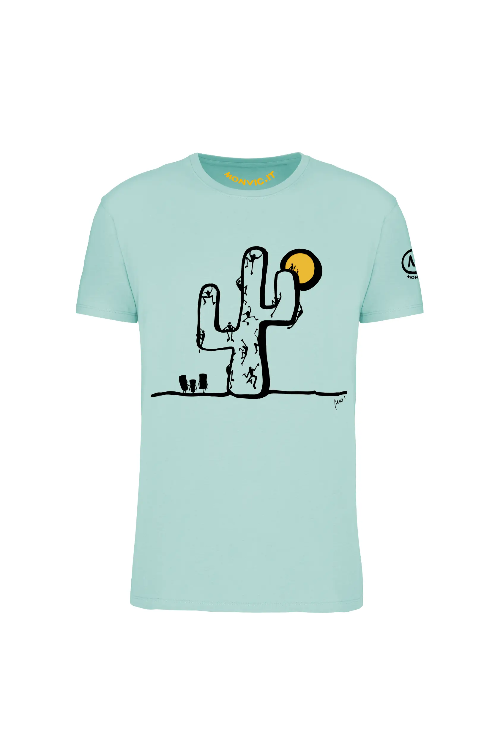 --Men’s climbing t-shirt “Cactus” HASH ORGANIC-