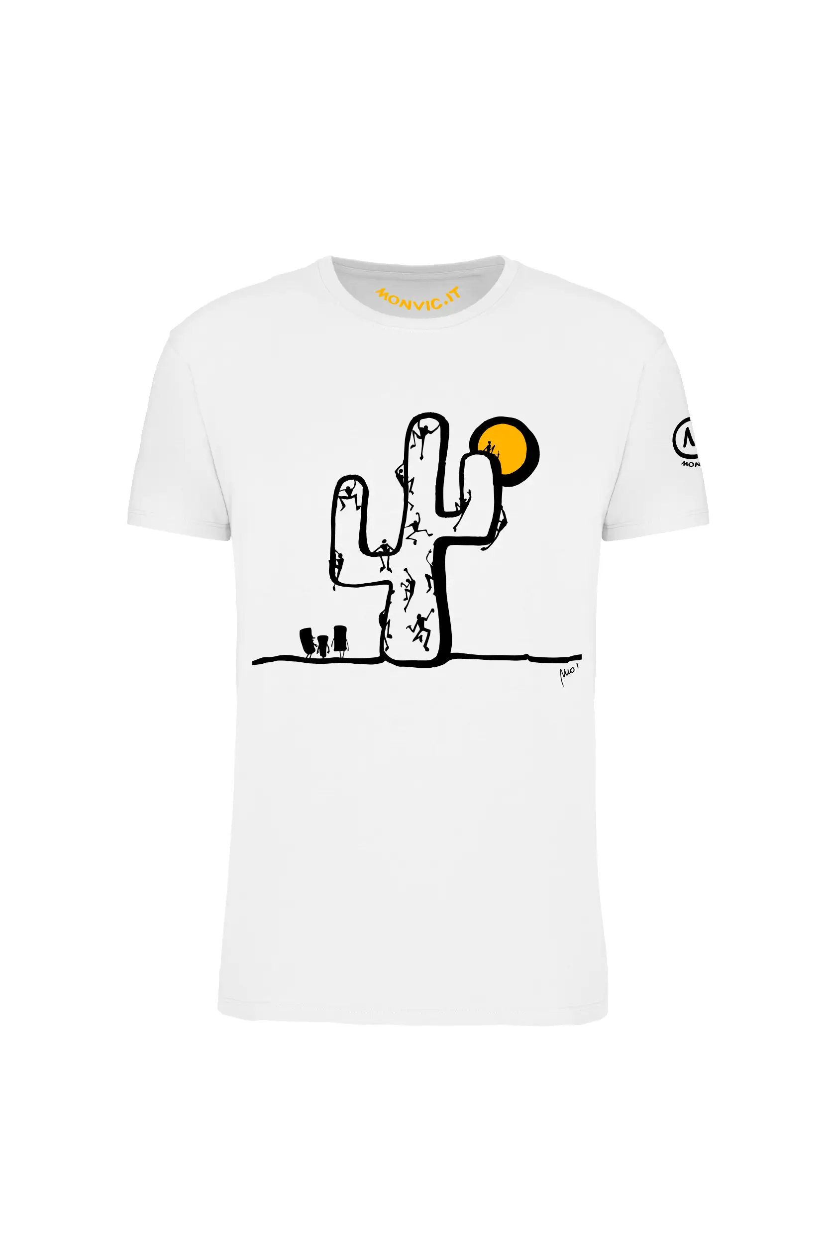 --Men’s climbing t-shirt “Cactus” HASH ORGANIC-