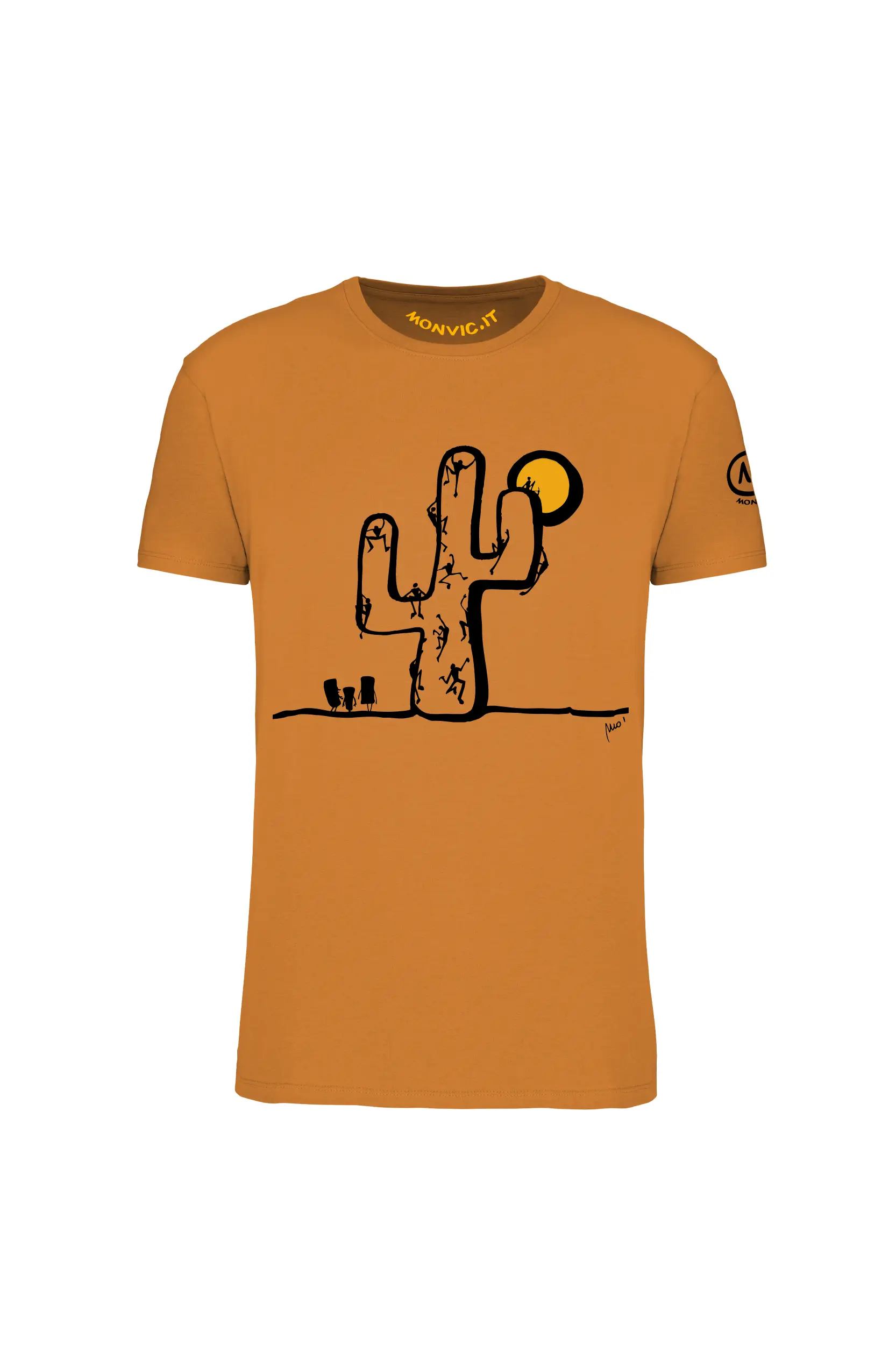 --Men’s climbing t-shirt “Cactus” HASH ORGANIC-