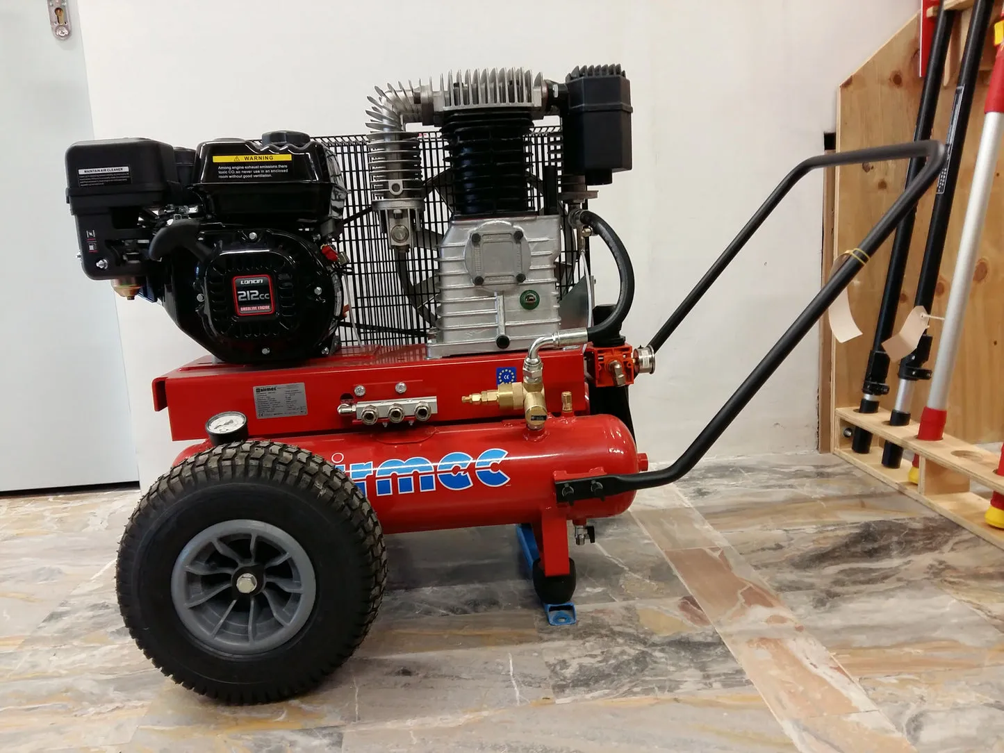 Motocompressore Airmec TEB 22-680 LONCIN KIT 3 Operatori BOR