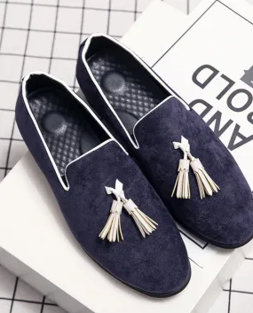 Nuovo arrivo popolare designer uomo nappa abito blu scarpe oxford mocassini fascino matrimonio prom gentiluomo formale plus size