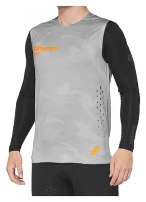 R-Core Concept Grey / Camo 100% Jersey Sleeveless Jersey