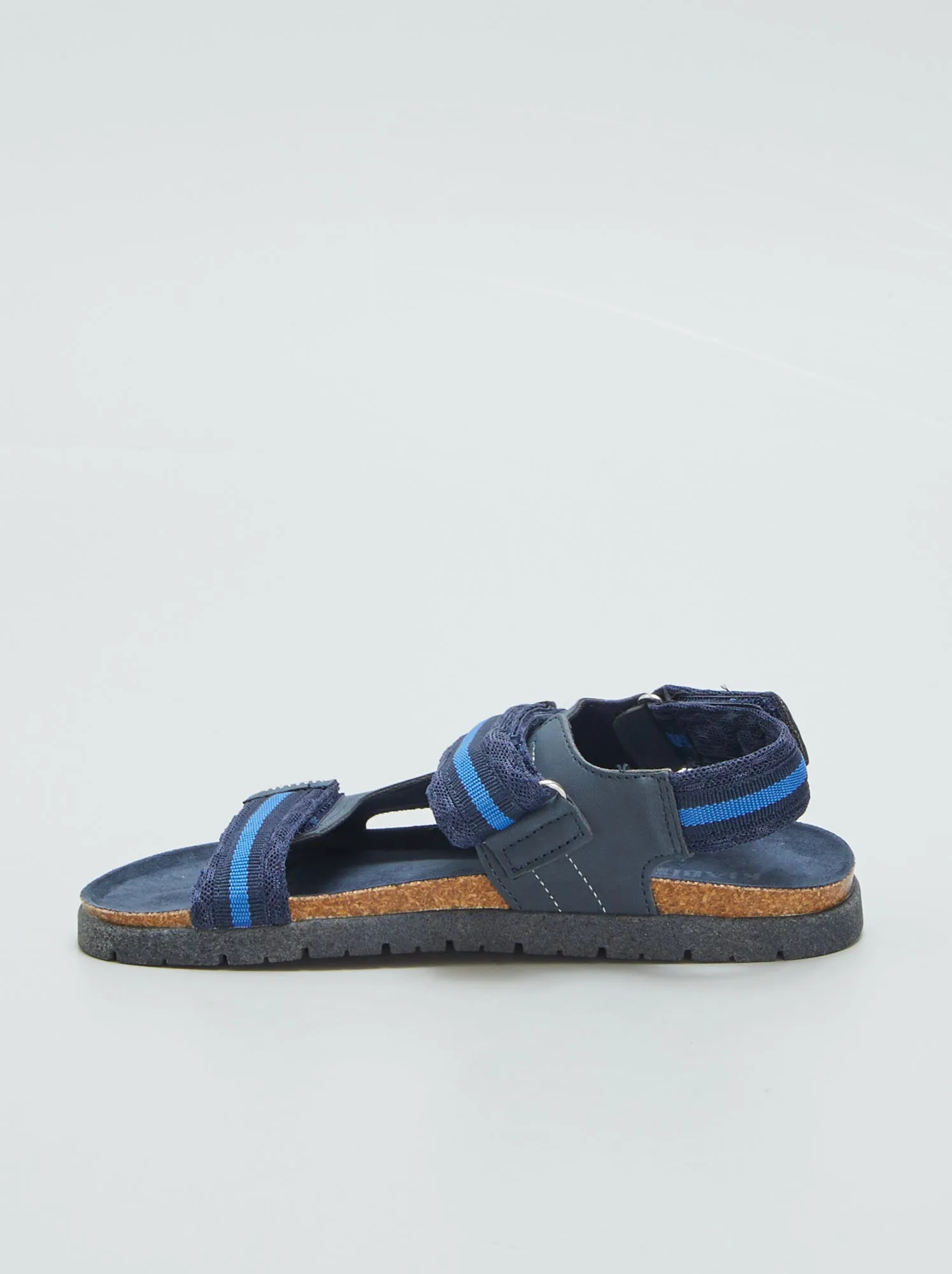 Sandali da passeggio con chiusura a strappo - BLU