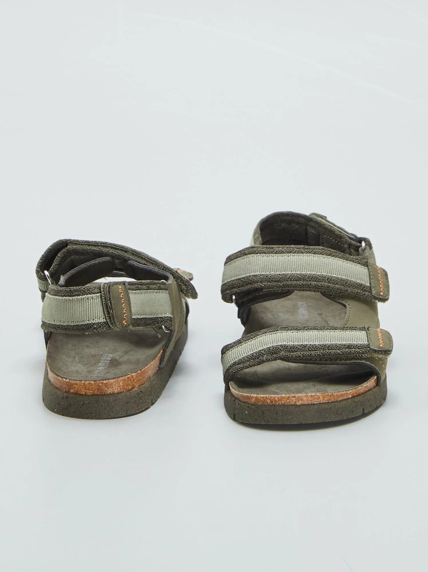 Sandali da passeggio con chiusura a strappo - KAKI