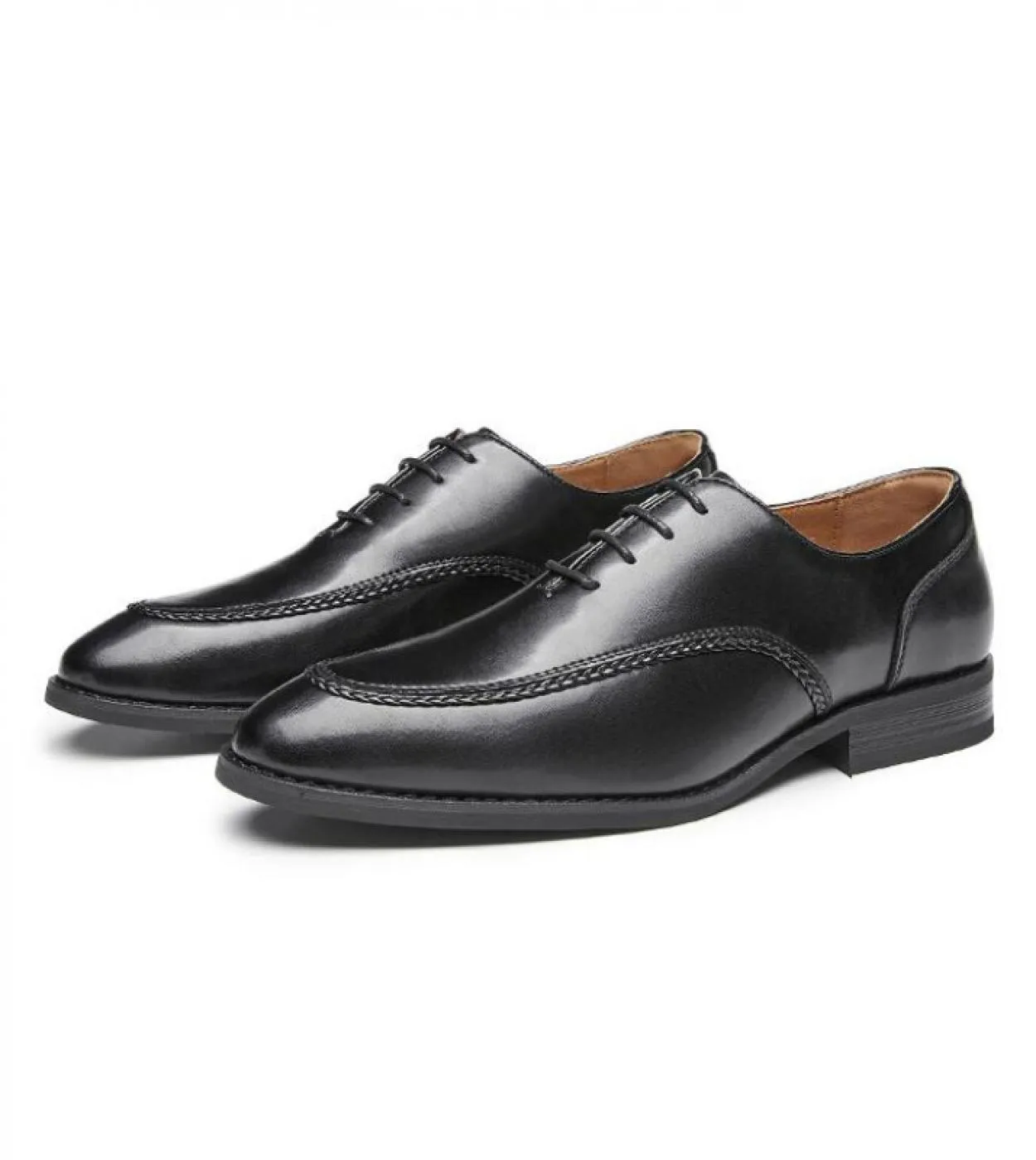 Scarpe in pelle Oxford da uomo marrone 2022 New Business British Formal Dress Wedding Shoes Scarpe casual da uomo in pizzo con p
