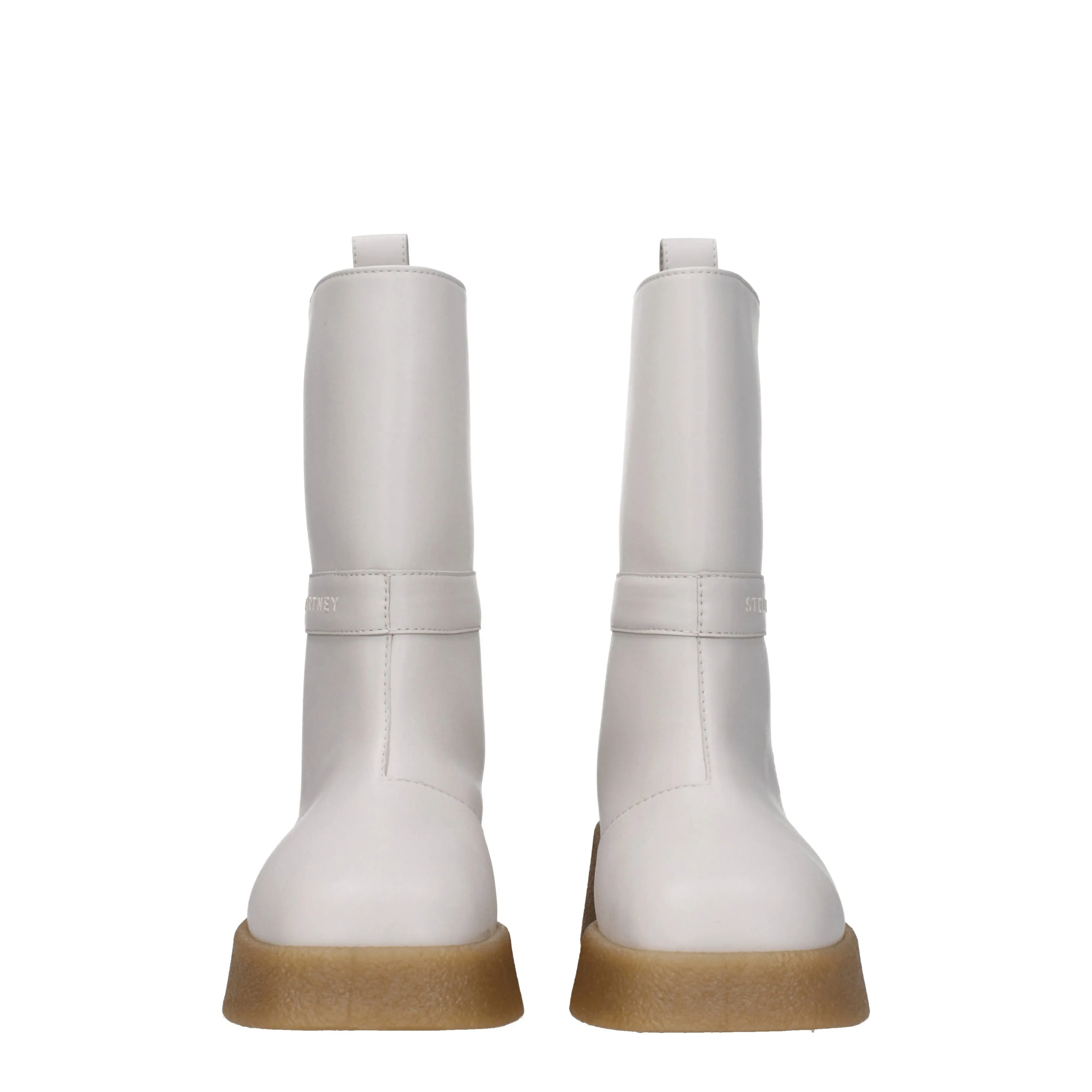 Stella McCartney Stivaletti Skyla Donna Eco Pelle Beige/Latte