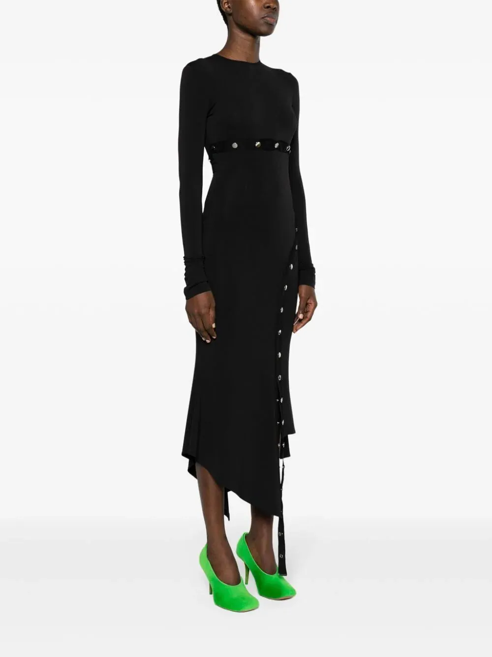 THE ATTICO LONGUETTE MIDI DRESS