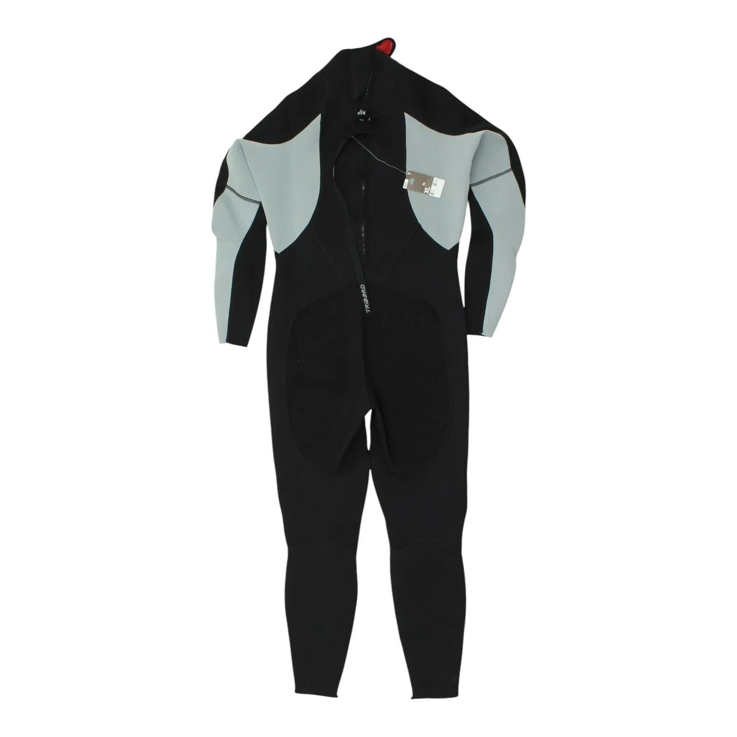 Tribord Mens Black Grey Full Length Wetsuit | Vintage Water Sports Surfing