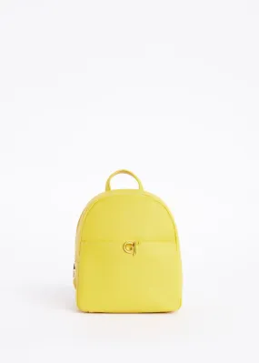 Zaino con logo in metallo